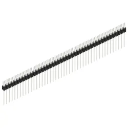 Pin header, 45 pole, pitch 2.54 mm, straight, black, MK 08 45 Z