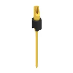 Pin header, 1 pole, pitch 2.54 mm, straight, black, MK 10 1 G