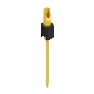 Pin header, 1 pole, pitch 2.54 mm, straight, black, MK 10 1 G - 1