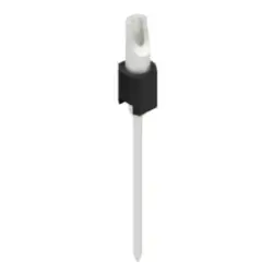 Pin header, 1 pole, pitch 2.54 mm, straight, black, MK 10 1 Z