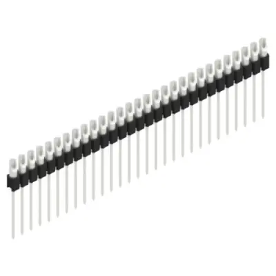 Pin header, 29 pole, pitch 2.54 mm, straight, black, MK 10 29 Z - 1