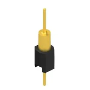 Pin header, 1 pole, pitch 2.54 mm, straight, black, MK 14 X 1 1 G - 1