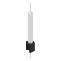 Pin header, 1 pole, pitch 2.54 mm, straight, black, MK 14 X 3 1 Z