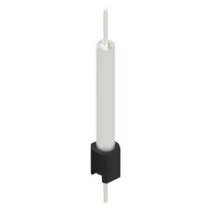 Pin header, 1 pole, pitch 2.54 mm, straight, black, MK 14 X 3 1 Z - 1