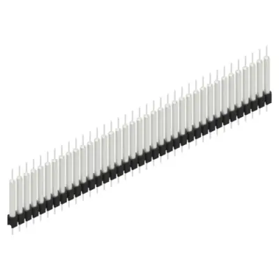 Pin header, 37 pole, pitch 2.54 mm, straight, black, MK 14 X 3 37 Z - 1