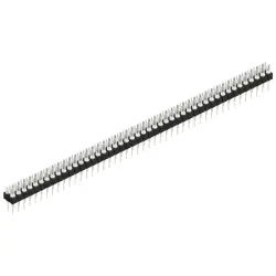 Pin header, 92 pole, pitch 2.54 mm, straight, black, MK 202 92 Z