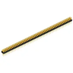 Pin header, 94 pole, pitch 2.54 mm, straight, black, MK 202 94 G