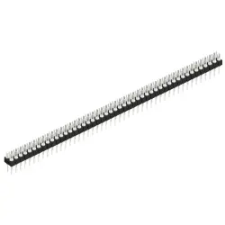 Pin header, 94 pole, pitch 2.54 mm, straight, black, MK 202 94 Z