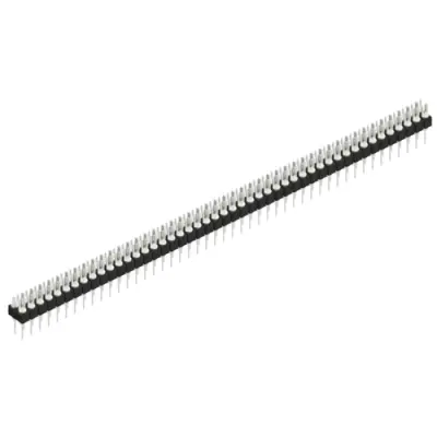 Pin header, 94 pole, pitch 2.54 mm, straight, black, MK 202 94 Z - 1