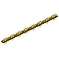 Pin header, 94 pole, pitch 2.54 mm, straight, black, MK 203 94 G