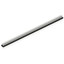 Pin header, 94 pole, pitch 2.54 mm, straight, black, MK 203 94 Z