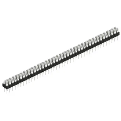 Pin header, 82 pole, pitch 2.54 mm, straight, black, MK 204 82 Z - 1
