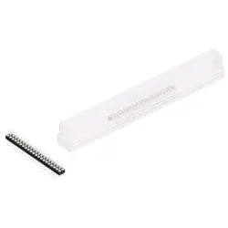 Pin header, 42 pole, pitch 2.54 mm, angled, black, MK 226 SMD 42 Z SM