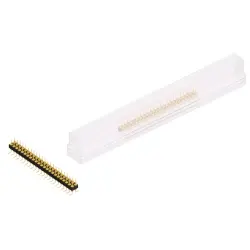 Pin header, 46 pole, pitch 2.54 mm, angled, black, MK 226 SMD 46 G SM