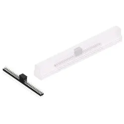 Pin header, 56 pole, pitch 2.54 mm, angled, black, MK 226 SMD 56 Z B SM