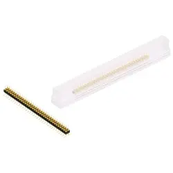 Pin header, 68 pole, pitch 2.54 mm, angled, black, MK 226 SMD 68 G SM