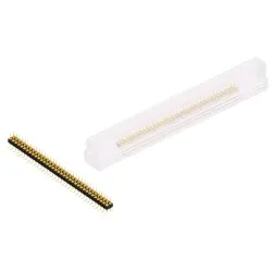 Pin header, 70 pole, pitch 2.54 mm, angled, black, MK 226 SMD 70 G SM