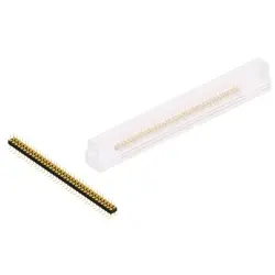 Pin header, 72 pole, pitch 2.54 mm, angled, black, MK 226 SMD 72 G SM