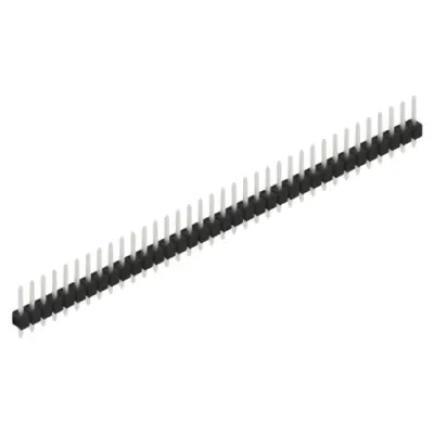 Pin header, 36 pole, pitch 2.54 mm, straight, black, SL 1 025 36 Z - 1