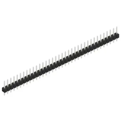 Pin header, 36 pole, pitch 2.54 mm, straight, black, SL 11 112 36 Z - 1