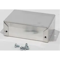 Aluminum enclosure, (L x W x H) 81 x 56 x 28 mm, natural, IP32, 1411FBCU