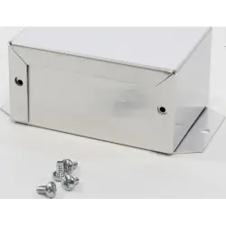 Aluminum enclosure, (L x W x H) 81 x 56 x 41 mm, natural, IP32, 1411FBDU