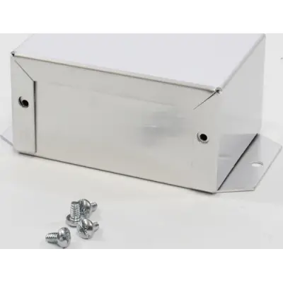 Aluminum enclosure, (L x W x H) 81 x 56 x 41 mm, natural, IP32, 1411FBDU - 1