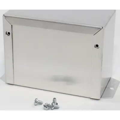 Aluminum enclosure, (L x W x H) 102 x 56 x 76 mm, natural, IP32, 1411FBFU - 1