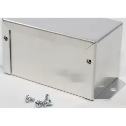 Aluminum enclosure, (L x W x H) 102 x 56 x 56 mm, natural, IP32, 1411FBHU