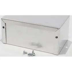 Aluminum enclosure, (L x W x H) 127 x 76 x 56 mm, natural, IP32, 1411FBNU