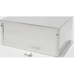 Aluminum enclosure, (L x W x H) 203 x 152 x 89 mm, natural, IP32, 1411FBRU