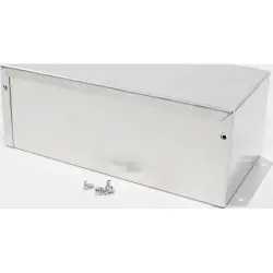 Aluminum enclosure, (L x W x H) 203 x 102 x 76 mm, natural, IP32, 1411FBSU