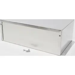 Aluminum enclosure, (L x W x H) 254 x 152 x 89 mm, natural, IP32, 1411FBUU