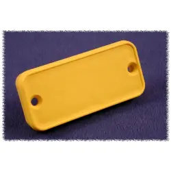 Aperture, ABS, (L x W x H) 57.12 x 26.14 x 8.99 mm, yellow, for series 1455C, 1455CPLY-10