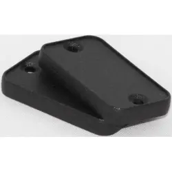 Aperture, ABS, (L x W x H) 44.65 x 25.15 x 6 mm, black, for series 1455D, 1455DPLBK