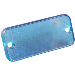 Aperture, PC, (L x W x H) 81.13 x 30.12 x 8.99 mm, blue, for series 1455J, 1455JPLTBU-10