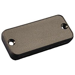 Aperture, ABS, (L x W x H) 169.49 x 55.63 x 11.51 mm, black, for series 1455T, 1455TPLBK