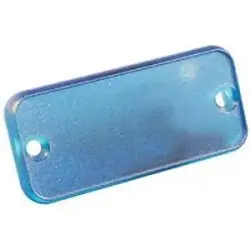 Aperture, PC, (L x W x H) 169.49 x 55.63 x 11.51 mm, blue, for series 1455T, 1455TPLTBU