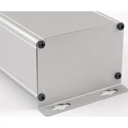 Aluminum enclosure, (L x W x H) 220 x 89 x 56 mm, natural, IP54, 1455ZT2201