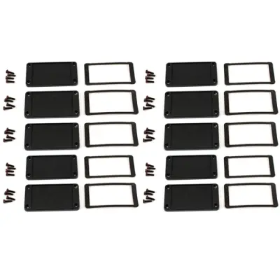 End plate, aluminum, (L x W) 87 x 47.12 mm, black, for series 1457, 1457KWP-10 - 1
