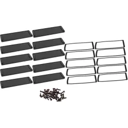 End plate, aluminum, (L x W) 108 x 58.61 mm, black, for series 1457, 1457TWP-10