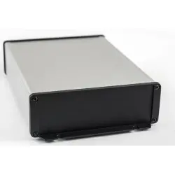 EMI/RFI end plate, aluminum, (L x W) 62 x 33.93 mm, black, for series 1457, 1457JEP-10