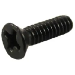 Screw, M3.5, steel, (L) 12 mm, black, for series 1550, 1550MS100BK, package with 100 pieces