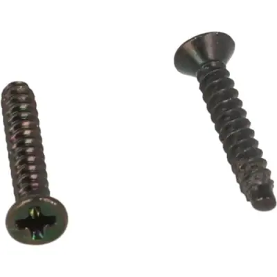 Screw, steel, (L) 13 mm, black, 1551USB50BK - 1