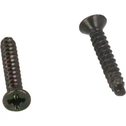 Screw, steel, (L) 13 mm, black, 1551USB50BK