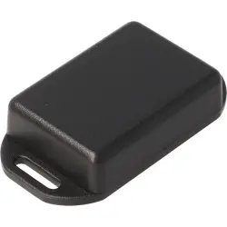 ABS miniature enclosure, (L x W x H) 50 x 35 x 15 mm, black (RAL 9005), IP54, 1551FFLBK