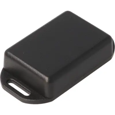 ABS miniature enclosure, (L x W x H) 50 x 35 x 15 mm, black (RAL 9005), IP54, 1551FFLBK - 1