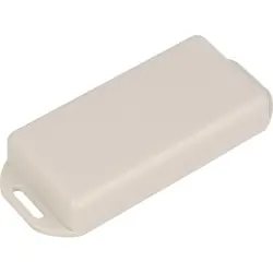 ABS miniature enclosure, (L x W x H) 80 x 40 x 15 mm, light gray (RAL 7035), IP54, 1551LFLGY