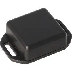 ABS miniature enclosure, (L x W x H) 35 x 35 x 15 mm, black (RAL 9005), IP54, 1551NFLBK