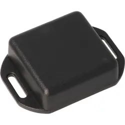 ABS miniature enclosure, (L x W x H) 40 x 40 x 15 mm, black (RAL 9005), IP54, 1551QFLBK